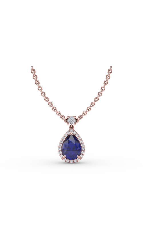 Fana Color Fashion Necklace N1777S-14kt-Rose