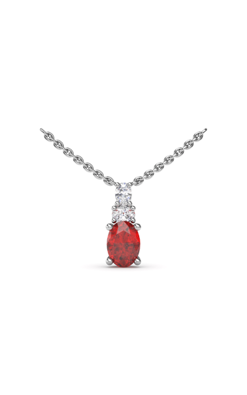 Fana Color Fashion Necklace N1852R-14kt-White