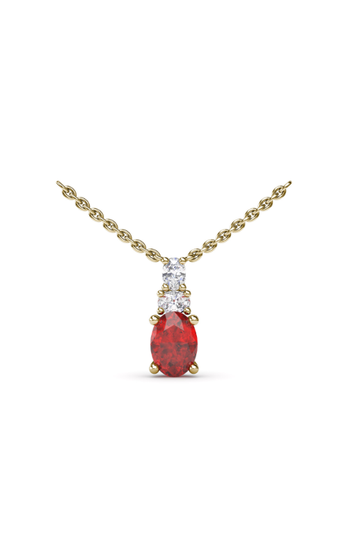 Fana Color Fashion Necklace N1852R-14kt-Yellow