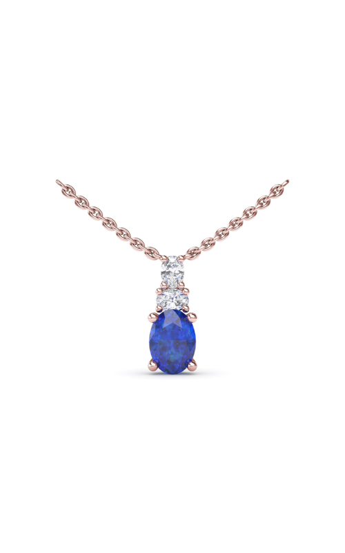 Fana Color Fashion Necklace N1852S-14kt-Rose