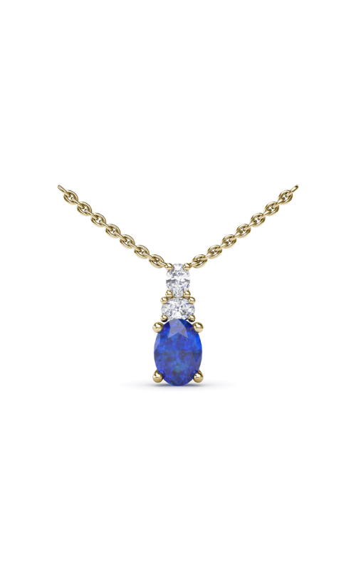 Fana Color Fashion Necklace N1852S-14kt-Yellow