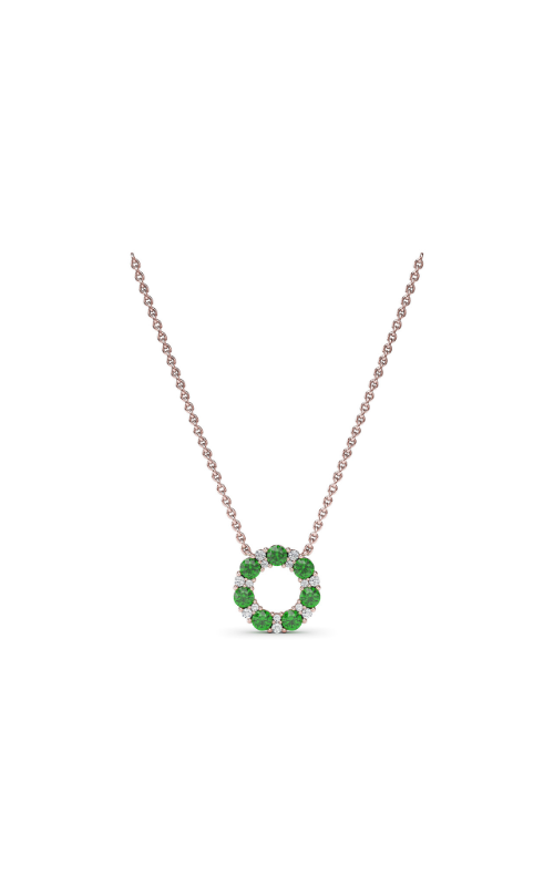 Fana Color Fashion Necklace N1868E-14kt-Rose