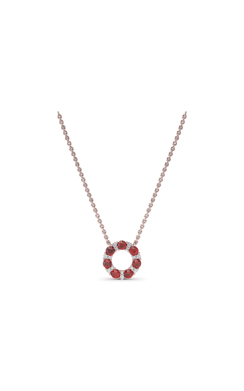 Fana Color Fashion Necklace N1868R-14kt-Rose