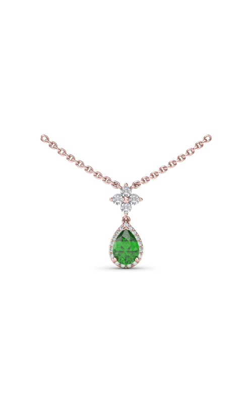 Fana Color Fashion Necklace N1882E-14kt-Rose Fana Color Fashion Necklace N1882E-14kt-Rose