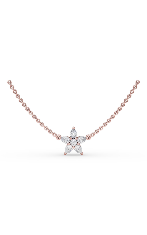 Fana Diamond Fashion Necklace N4973-14kt-Rose