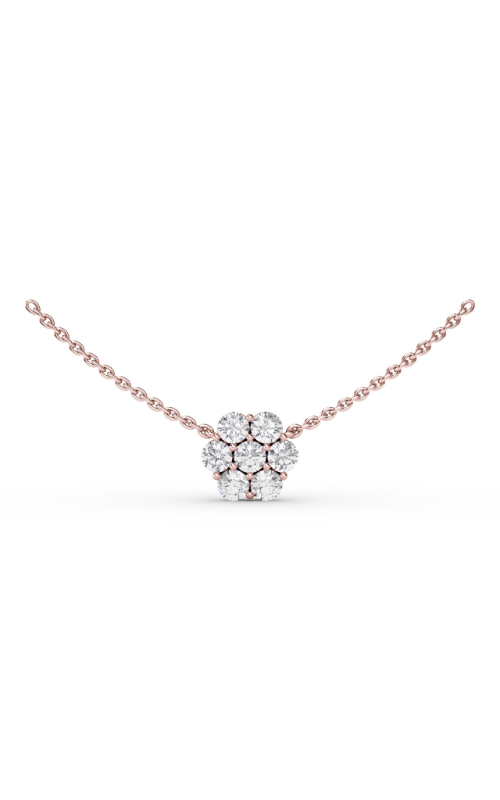 Fana Necklace Diamond Fashion N5032-14kt-Rose