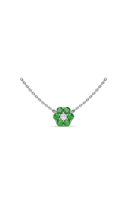 Fana Color Fashion Necklace N5032E-14kt-White Fana Color Fashion Necklace N5032E-14kt-White