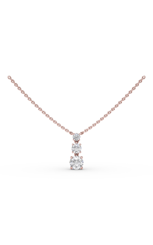 Fana Diamond Fashion Necklace N5134-14kt-Rose