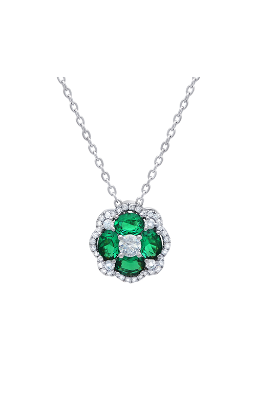 Fana Color Fashion Necklace P1574E-14kt-White