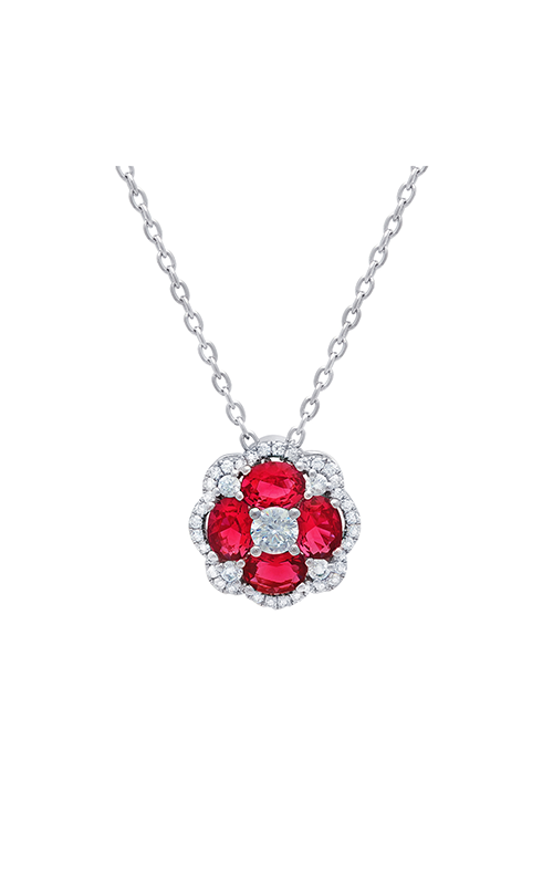 Fana Color Fashion Necklace P1574R-14kt-White