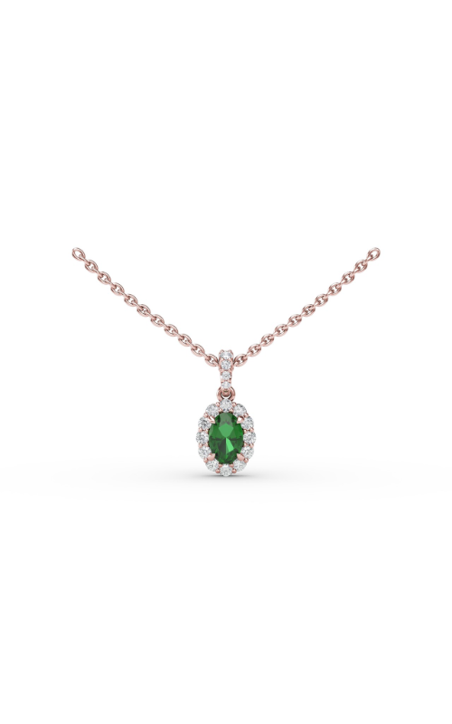 Fana Color Fashion Necklace P1834E-14kt-Rose