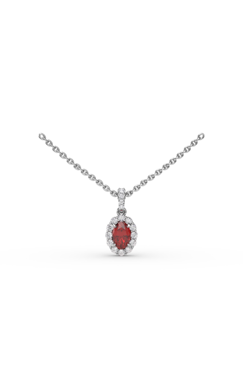 Fana Color Fashion Necklace P1834R-14kt-White