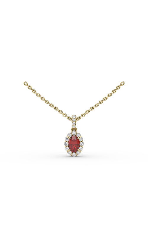 Fana Color Fashion Necklace P1834R-14kt-Yellow