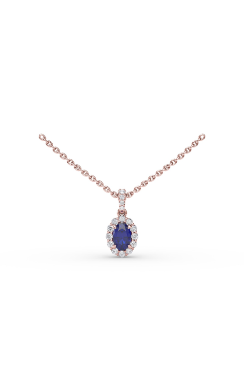 Fana Color Fashion Necklace P1834S-14kt-Rose