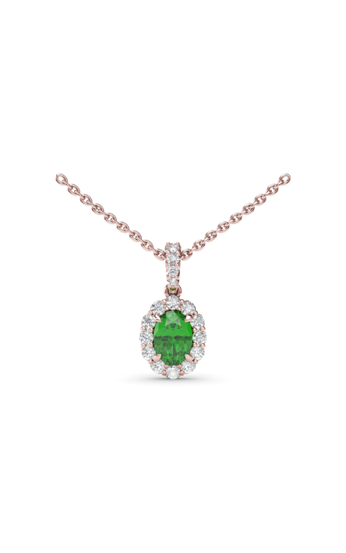 Fana Color Fashion Necklace P1835E-14kt-Rose