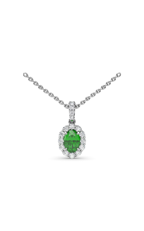 Fana Color Fashion Necklace P1835E-14kt-White