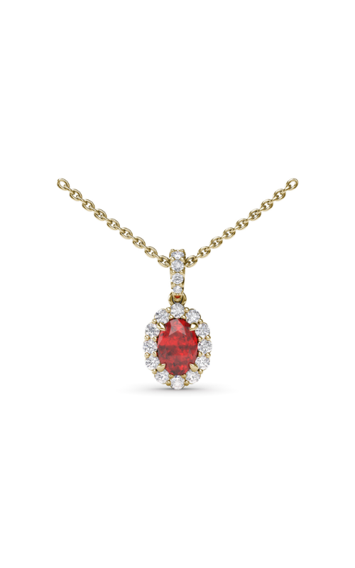 Fana Color Fashion Necklace P1835R-14kt-Yellow