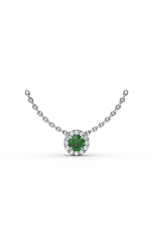 Fana Color Fashion Necklace P7001E-14kt-White