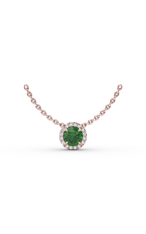 Fana Color Fashion Necklace P7002E-14kt-Rose