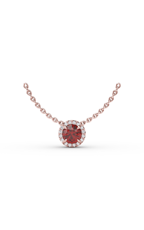 Fana Color Fashion Necklace P7002R-14kt-Rose