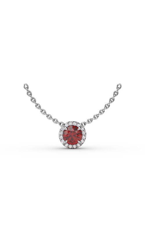 Fana Color Fashion Necklace P7002R-14kt-White