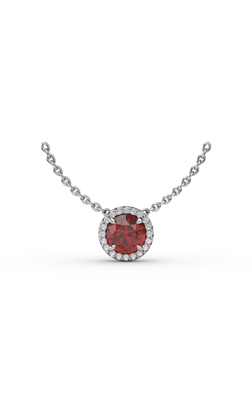 Fana Color Fashion Necklace P7003R-14kt-White