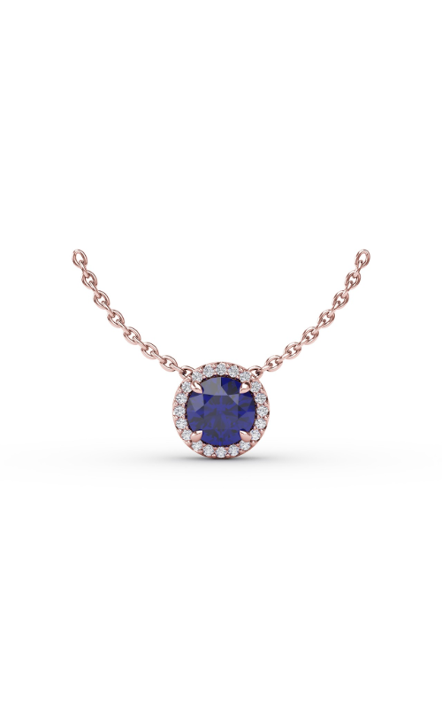 Fana Color Fashion Necklace P7003S-14kt-Rose