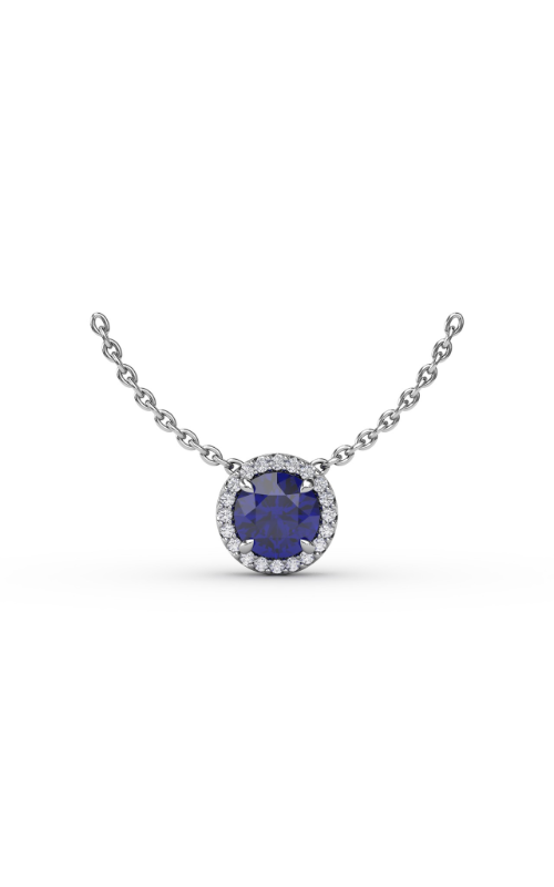 Fana Color Fashion Necklace P7003S-14kt-White