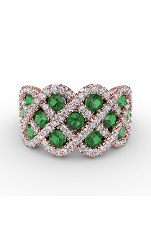 Fana Color Fine Jewelry Ring R1370E-14kt-Rose