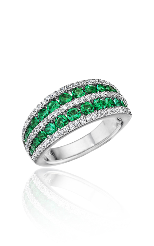 Fana Color Fashion Ring R1509E-14kt-White