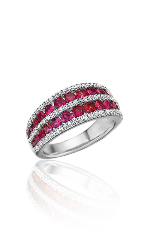 Fana Color Fashion Ring R1509R-14kt-White