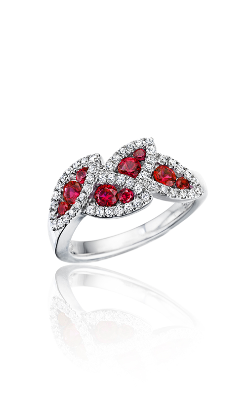 Fana Color Fashion Ring R1597R-14kt-White