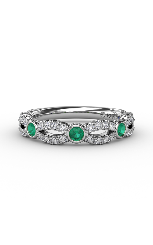 Fana Color Fashion Ring R1720E-14kt-White