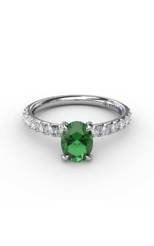 Fana Color Fashion Ring R1786E-14kt-White