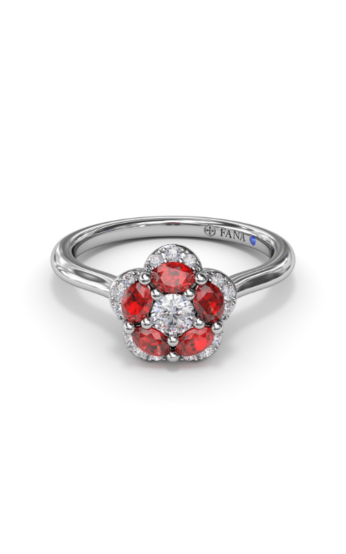 Fana Color Fashion Ring R1848R-14kt-White