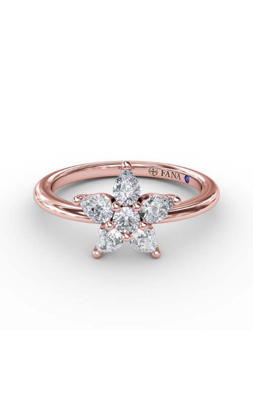 Fana Diamond Fashion Ring R4972-18kt-Rose