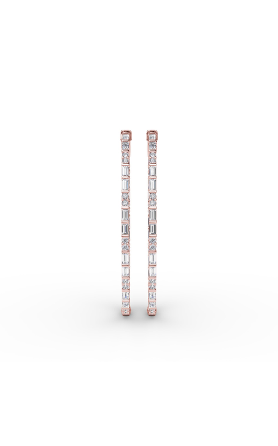 Fana Diamond Fashion Earrings ER4958-18kt-Rose