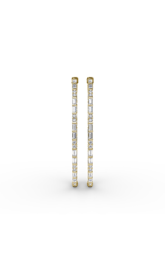 Fana Diamond Fashion Earrings ER4958-18kt-Yellow