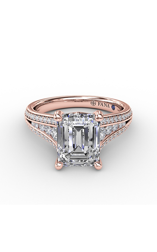 Fana Classic Engagement Ring S3272-14kt-Rose