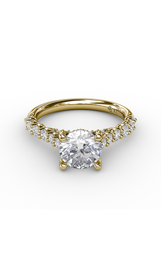 Fana Classic Engagement Ring S3216-18kt-Yellow