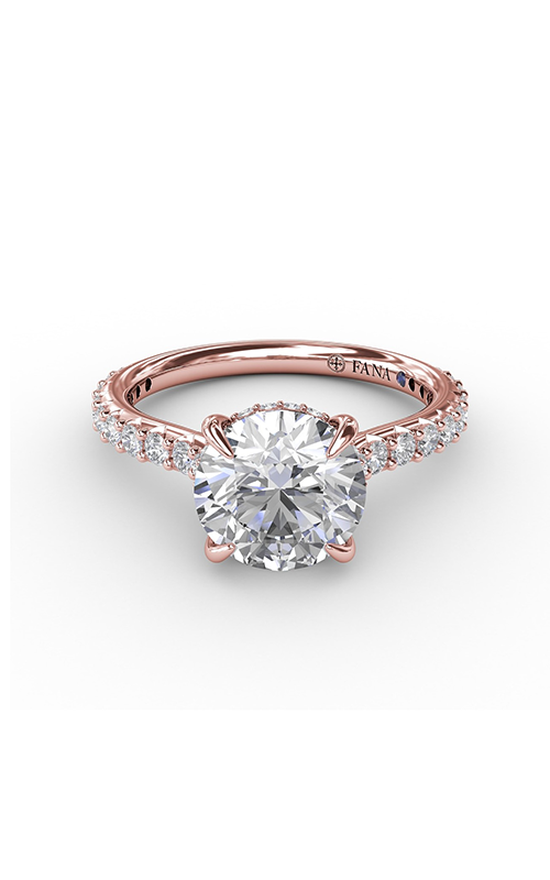 Fana Classic Engagement Ring S3240-18kt-Rose