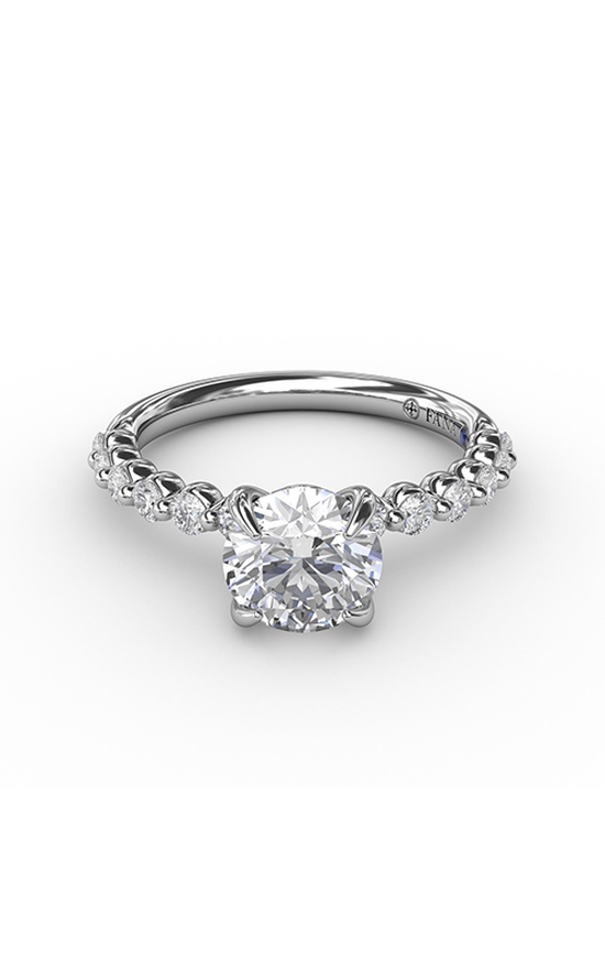 Fana Classic Engagement Ring S3244-Platinum