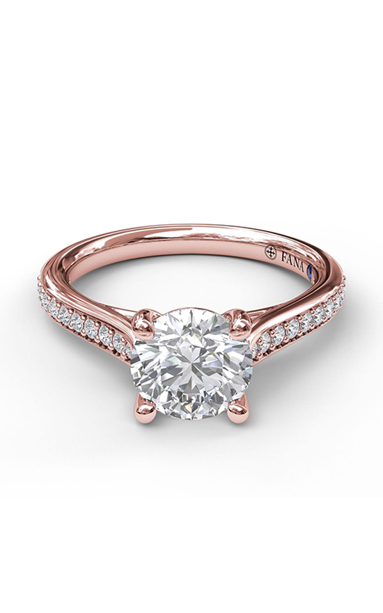 Fana Classic Engagement Ring S3532-14kt-Rose