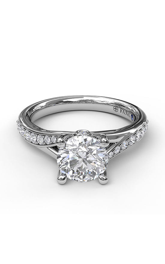 Fana Classic Engagement Ring S3593-14kt-White