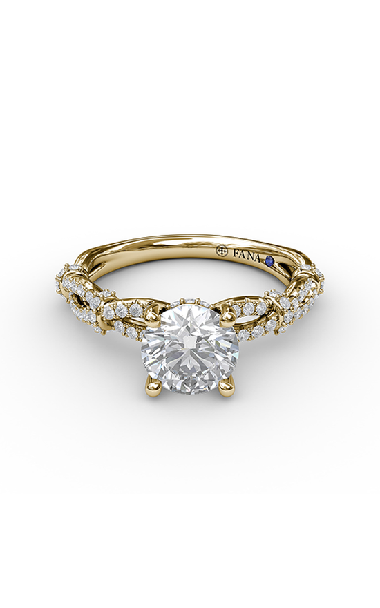 Fana Classic Engagement Ring S3084-14kt-Yellow