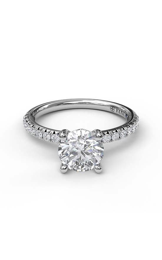 Fana Classic Engagement Ring S3028-Platinum