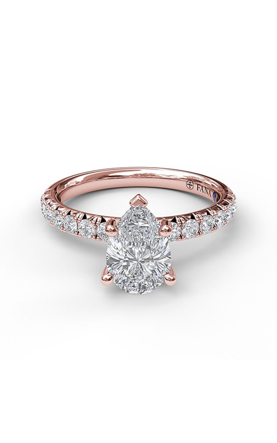Fana Classic Engagement Ring S3032-14kt-Rose