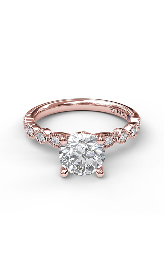 Fana Classic Engagement Ring S3040-14kt-Rose