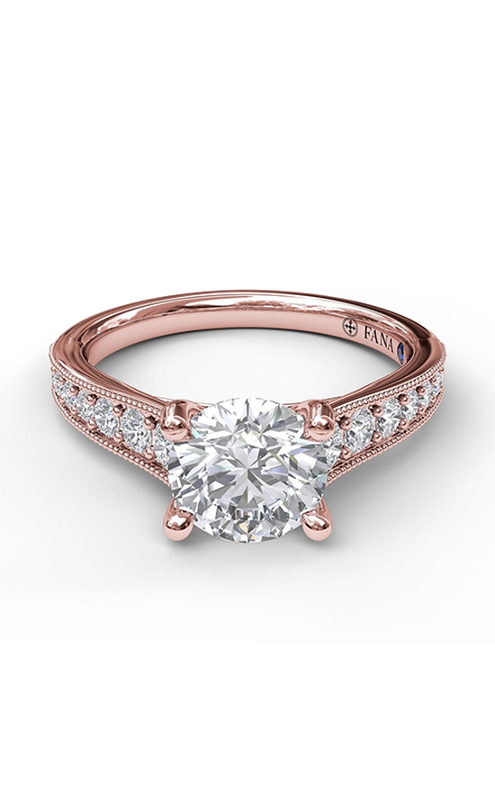 Fana Classic Engagement Ring S3056-14kt-Rose