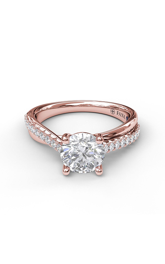 Fana Classic Engagement Ring S3059-14kt-Rose Fana Classic Engagement Ring S3059-14kt-Rose